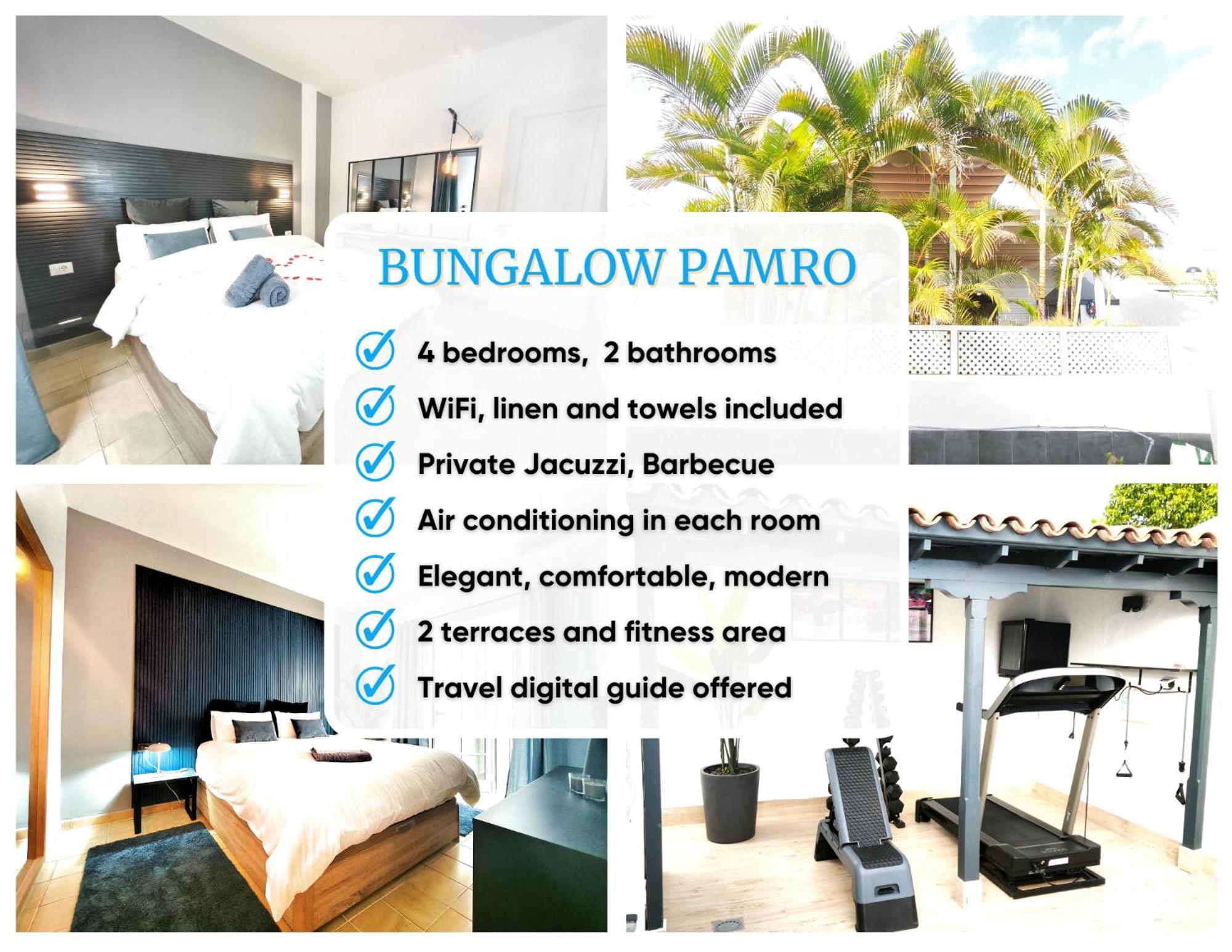 Rooftop Pamro - Private Jacuzzi - Fitness Area - Free Wifi - Air Conditioner - Pool - Modern & Comfortable - Sunnygolf Maspalomas (Gran Canaria)