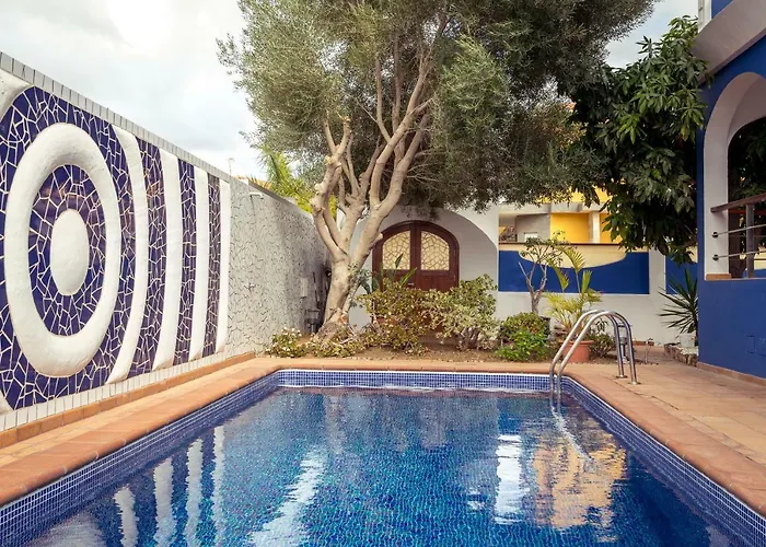 The Blue House In Maspalomas