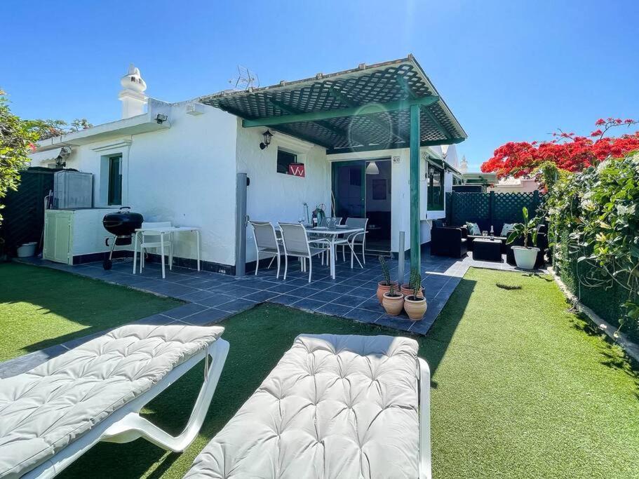Apartment Cozy&modern W/private Garden Bbq+wifi Maspalomas (Gran Canaria)