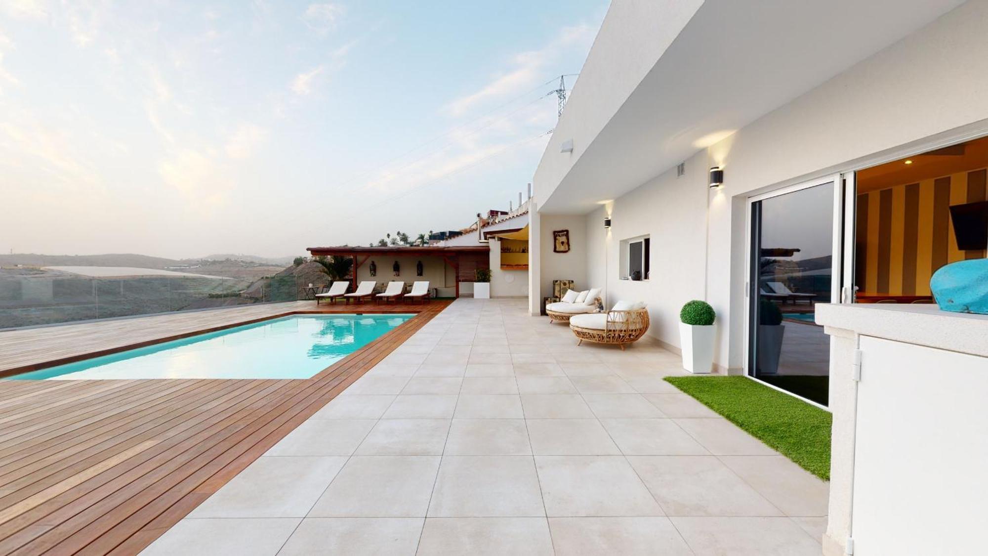 De Lujo 6hab En Maspalomas Con Piscina Privada, Y Gimnasio - Sunset Paradise Villa *