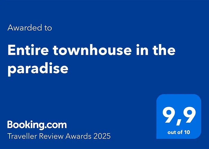 Entire Townhouse In The Paradise