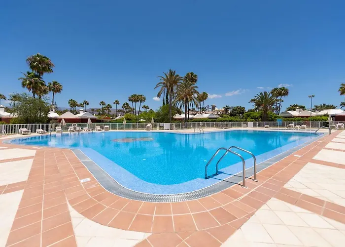 Bungalow Con Terraza Y Jardin Privado En Maspalomas