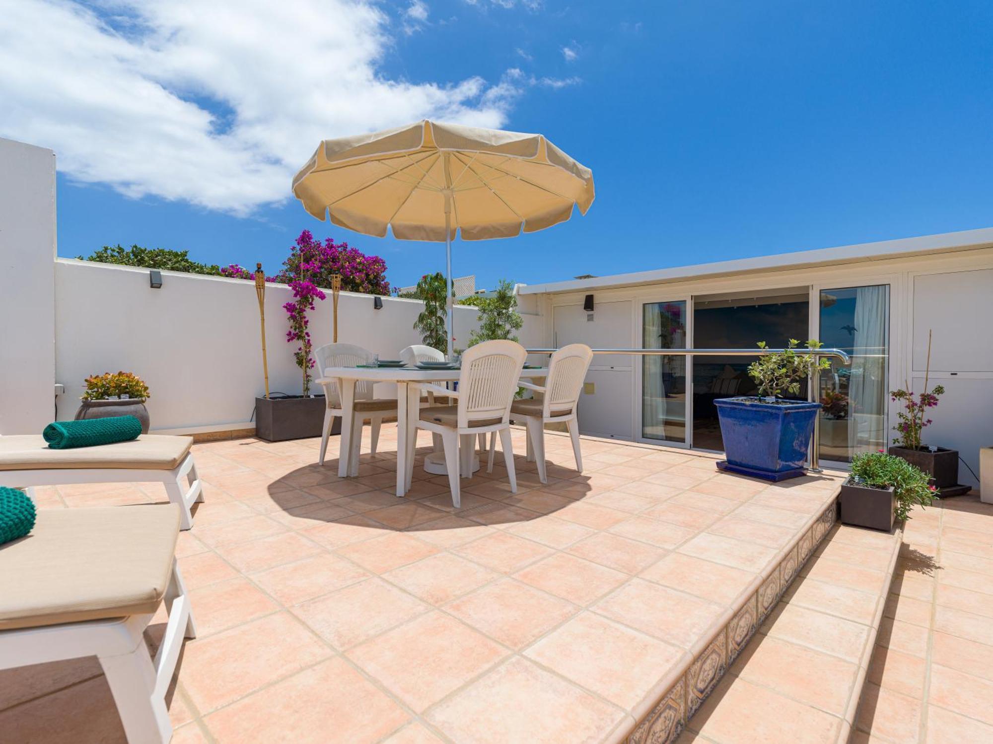 Casa Lex I Ocean & Sunrise Panorama I Steps From Dunes And I Private 50 Sqm Terrace I Pool Huoneisto Maspalomas (Gran Canaria)
